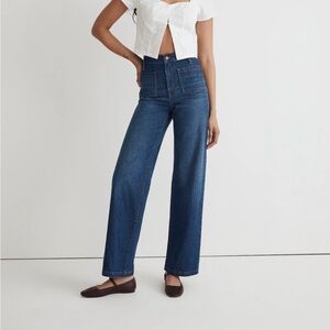 Madewell The Perfect Vintage Wide-Leg Jean in Caronia Wash